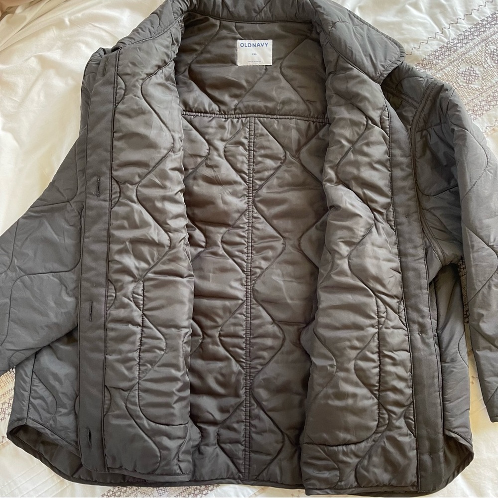Old Navy Oversized Quilted Utility Jacket, Size X… - image 8